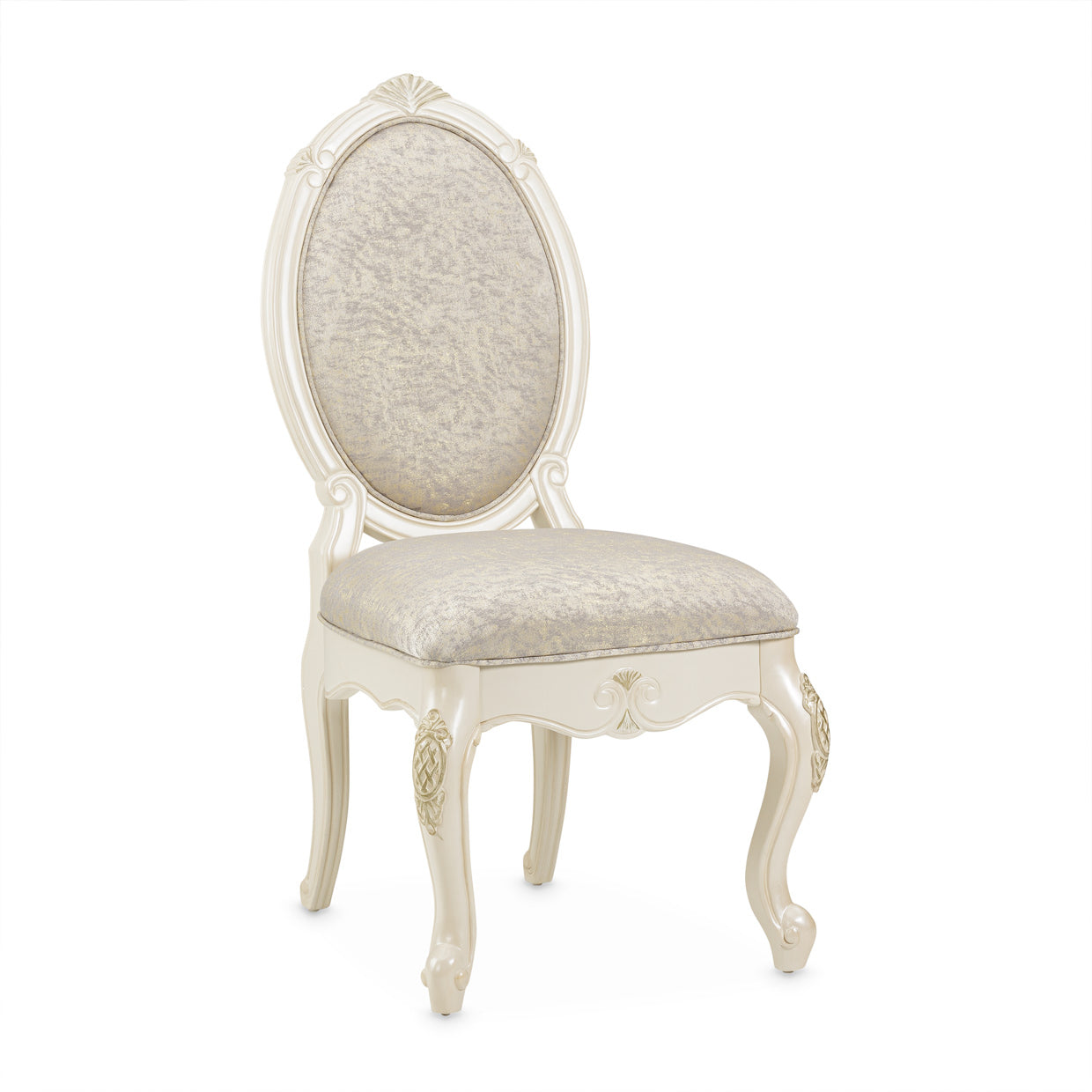 Lavelle-Classic Pearl, Lavelle Side Chair, timeless elegance, Classic Pearl, Michael Amini, exquisite piece, sophistication, enduring architectural marvels, iconic styles, graceful design, impeccable craftsmanship, touch of luxury, dining setting, elevate your decor, passion for design, fashion, epitome of refinement, charm, iconic furniture.