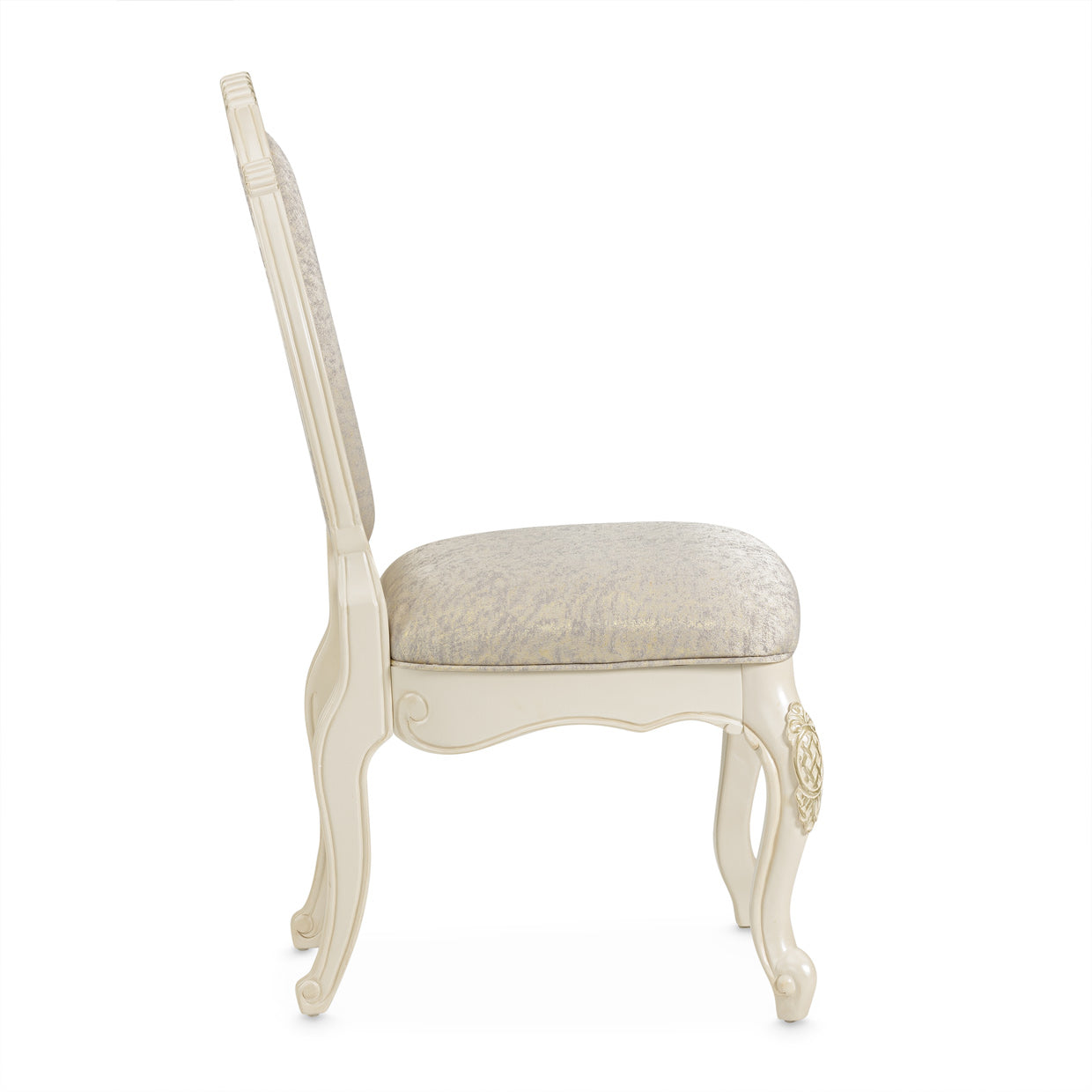 Lavelle-Classic Pearl, Lavelle Side Chair, timeless elegance, Classic Pearl, Michael Amini, exquisite piece, sophistication, enduring architectural marvels, iconic styles, graceful design, impeccable craftsmanship, touch of luxury, dining setting, elevate your decor, passion for design, fashion, epitome of refinement, charm, iconic furniture.