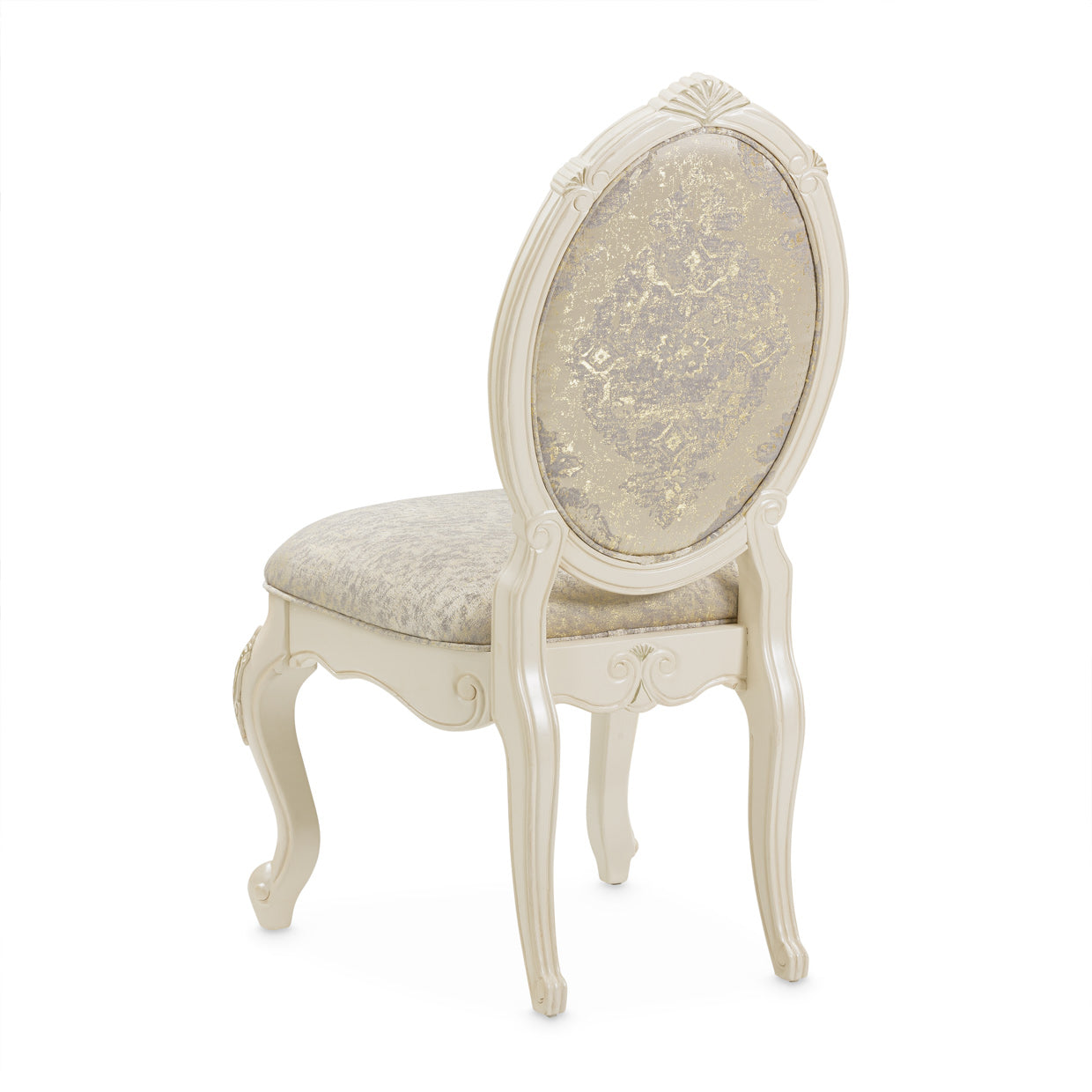 Lavelle-Classic Pearl, Lavelle Side Chair, timeless elegance, Classic Pearl, Michael Amini, exquisite piece, sophistication, enduring architectural marvels, iconic styles, graceful design, impeccable craftsmanship, touch of luxury, dining setting, elevate your decor, passion for design, fashion, epitome of refinement, charm, iconic furniture.