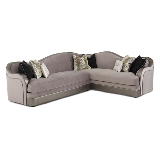 HOLLYWOOD SWANK Sectional Set (2 Pcs) - Dreamart Gallery