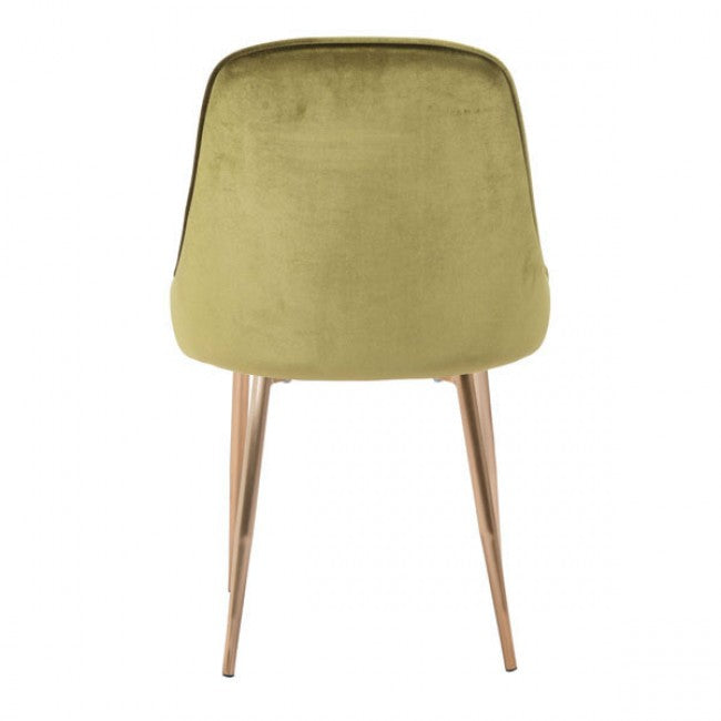 Merritt Dining Chair Green Velvet - Dreamart Gallery