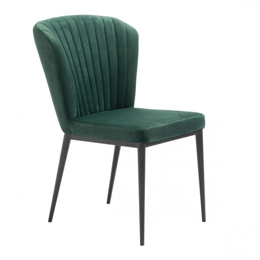 Tolivere Dining Chair Green Velvet - Dreamart Gallery