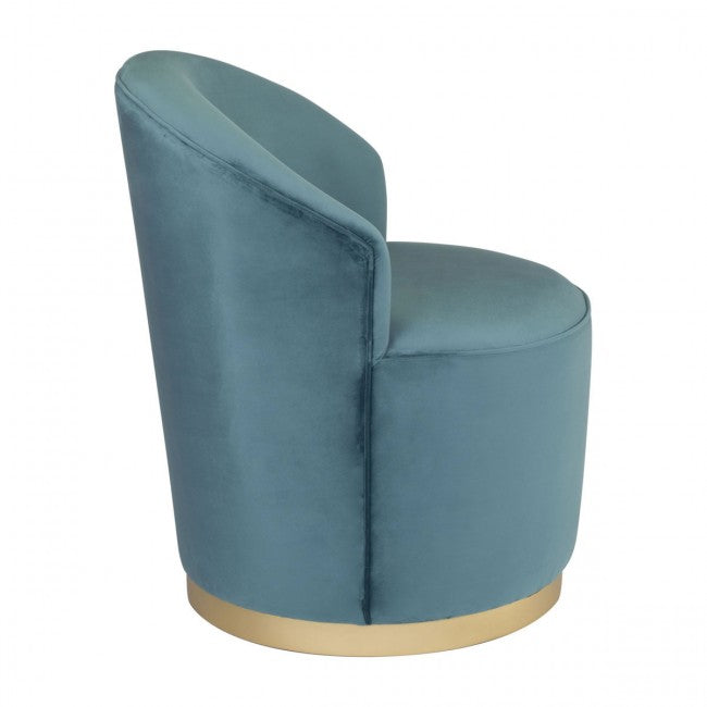 Zoey Arm Chair Green Velvet - Dreamart Gallery