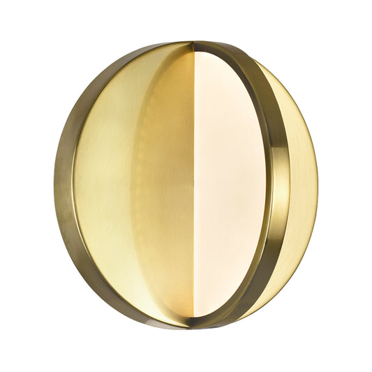 LED SCONCE WITH BRUSHED BRASS FINISH - Dreamart Gallery