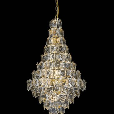 7838CH 	Glacier  Chandelier 	Chrome - Dreamart Gallery