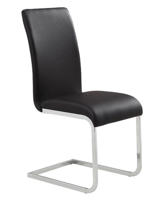 Maxim Side Chair in Black - Dreamart Gallery