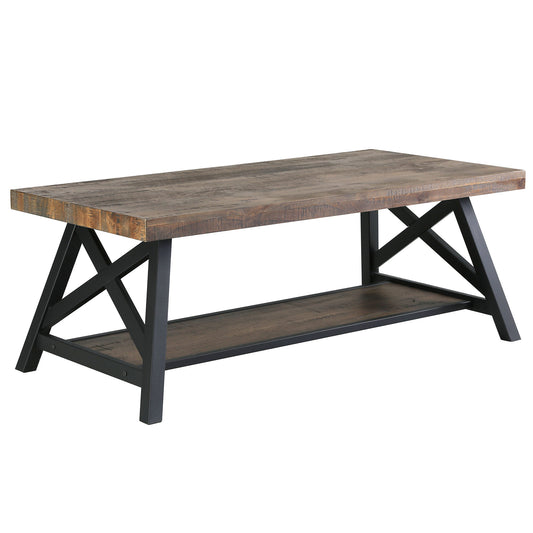 Langport Coffee Table in Rustic Oak - Dreamart Gallery