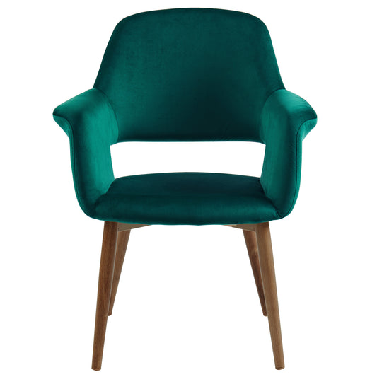 Miranda Accent & Dining Chair in Green - Dreamart Gallery