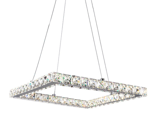 LED CHANDELIER WITH CHROME FINISH - Dreamart Gallery