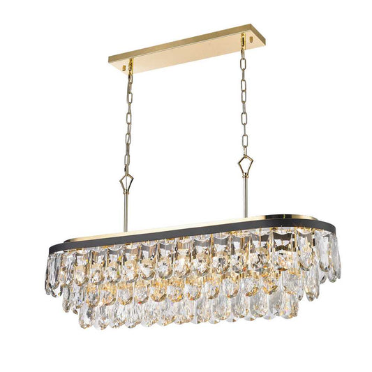 5540BG gold and black chandelier - Dreamart Gallery