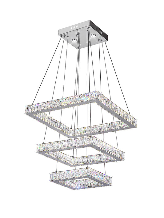 LED CHANDELIER WITH CHROME FINISH - Dreamart Gallery