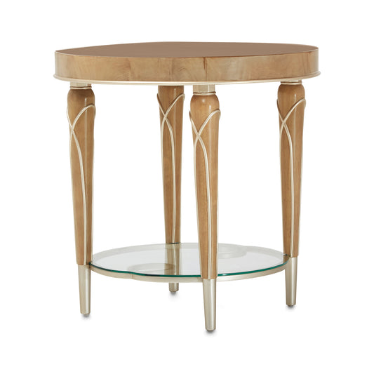 Villa Cherie End Table Caramel - Dreamart Gallery