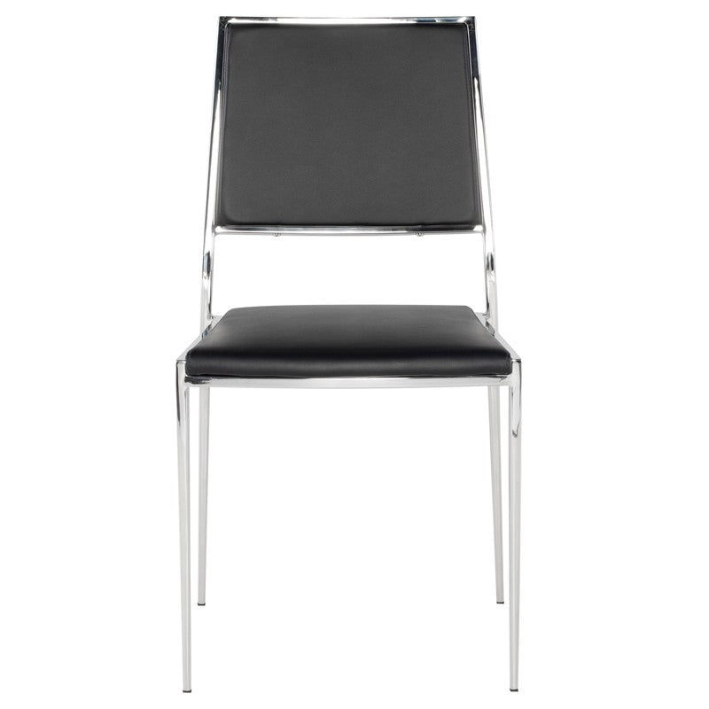 AARON DINING CHAIR BLACK - Dreamart Gallery