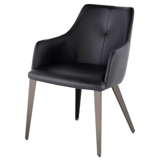 RENEE DINING CHAIR BLACK - Dreamart Gallery