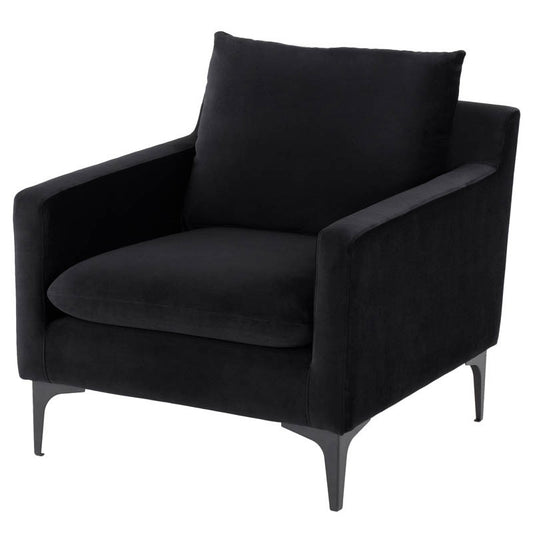 ANDERS OCCASIONAL CHAIR BLACK - Dreamart Gallery