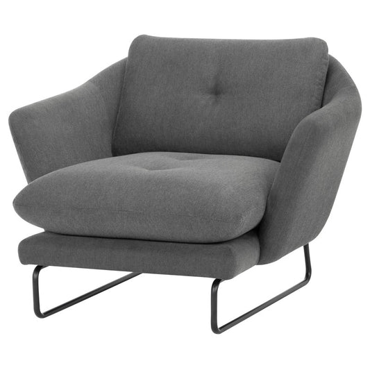 FRANKIE OCCASIONAL CHAIR GRAPHITE - Dreamart Gallery