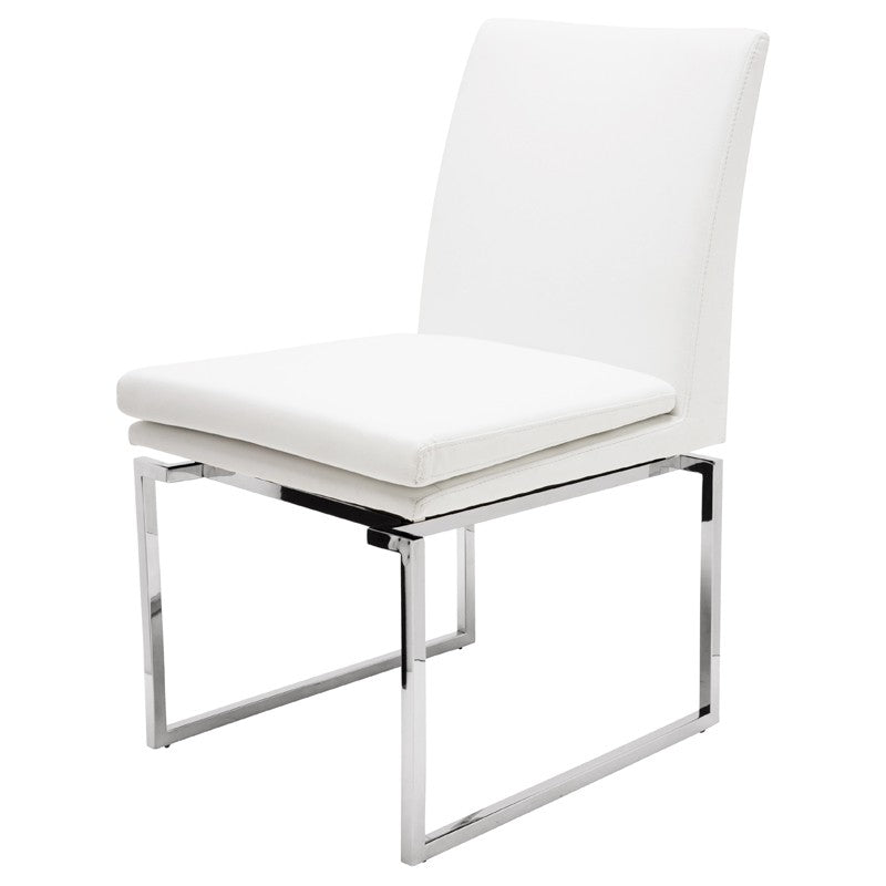 SAVINE DINING CHAIR WHITE - Dreamart Gallery