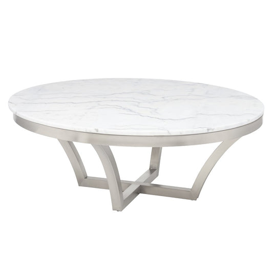 AURORA COFFEE TABLE WHITE - Dreamart Gallery