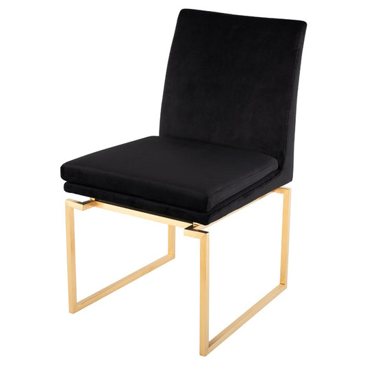 SAVINE DINING CHAIR BLACK - Dreamart Gallery